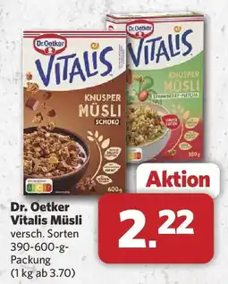 Combi Dr. Oetker Vitalis Müsli Angebot