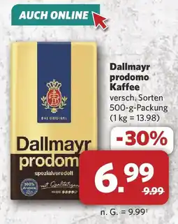 Combi Dallmayr prodomo Kaffee Angebot
