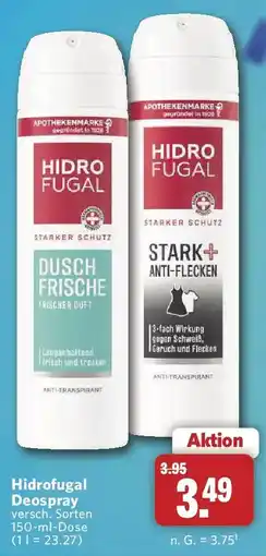 Combi Hidrofugal Deospray Angebot