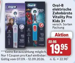 Combi Oral-B elektrische Zahnbürste Vitality Pro Kids 3+ Angebot