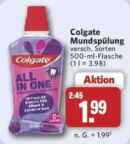 Combi Colgate Mundspülung Angebot
