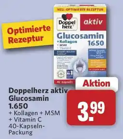 Combi Doppelherz aktiv Glucosamin 1.650 Angebot