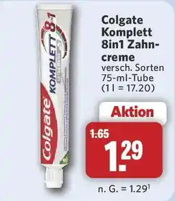 Combi Colgate Komplett 8in1 Zahncreme Angebot