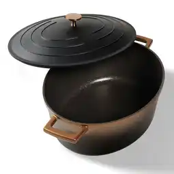 Netto Marken-Discount STONELINE ROSE GOLD 32x25cm Alu Guss Gourmet Bräter, H 12 cm, mit drip - down - Deckel Angebot