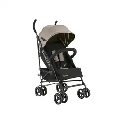 Netto Marken-Discount Kikkaboo Kinderwagen Käfer, Stahlrahmen, Korb, abnehmbare Vorderräder, Fußstütze braun Angebot