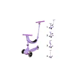 Netto Marken-Discount 3-Rad-Kinderroller Original 4in1 LED, lila Angebot
