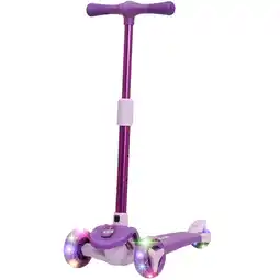 Netto Marken-Discount 3-Rad-Kinderroller Mini Friends LED deluxe, lila Angebot
