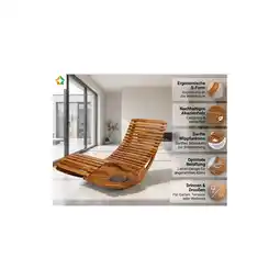 Netto Marken-Discount Ergonomische Schwungliege aus Akazienholz Angebot