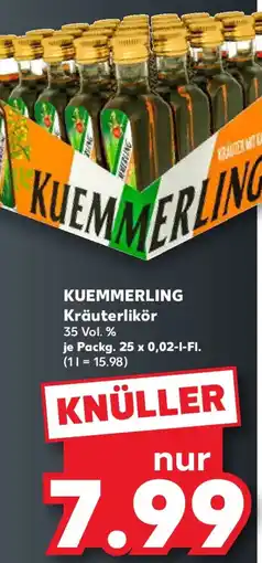 Kaufland KUEMMERLING Kräuterlikör Angebot