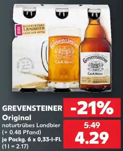 Kaufland GREVENSTEINER Original Angebot