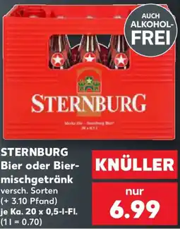 Kaufland Sternburg Bier oder Biermischgetränk Angebot
