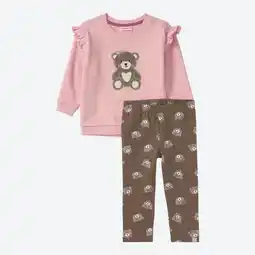 NKD Baby-Mädchen-Set mit Bär-Applikation, 2-teilig Angebot