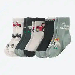 NKD Baby-Jungen-Socken mit Bauernhof-Motiven, 5er-Pack Angebot