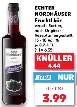 Kaufland ECHTER NORDHÄUSER Fruchtlkör Angebot
