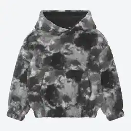 NKD Kinder-Mädchen-Fleecehoodie in Batik-Optik Angebot