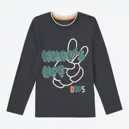NKD Kinder-Jungen-Langarmshirt mit Rippbündchen Angebot
