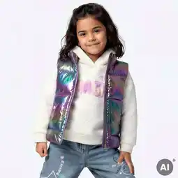 NKD Kinder-Mädchen-Weste in Hologramm-Optik Angebot