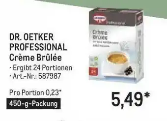 METRO Dr. Oetker Professional Creme Brulee Angebot