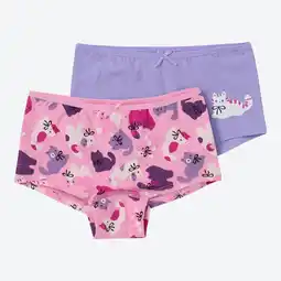 NKD Kinder-Mädchen-Panty mit Katzendruck, 2er-Pack Angebot