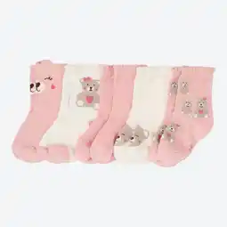 NKD Baby-Mädchen-Socken mit Bärchen-Motiv, 5er-Pack Angebot