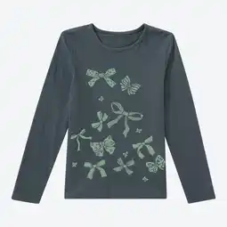 NKD Kinder-Mädchen-Langarmshirt mit Glitzerprint Angebot
