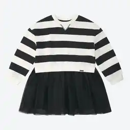 NKD Kinder-Mädchen-Langarmkleid mit Meshrock Angebot