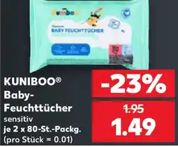 Kaufland KUNIBOO Baby-Feuchttücher Angebot