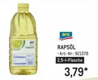 METRO Aro Rapsöl Angebot