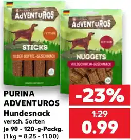 Kaufland PURINA ADVENTUROS Hundesnack Angebot