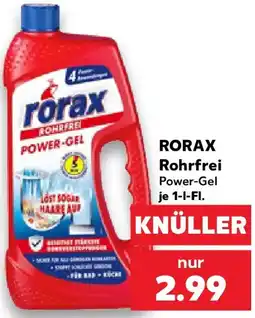 Kaufland RORAX Rohrfrei Power-Gel Angebot