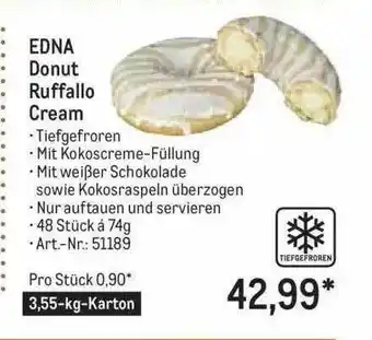 METRO Edna Donut Ruffallo Cream Angebot