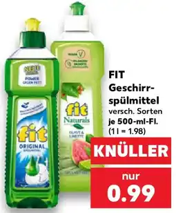 Kaufland FIT Geschirrspülmittel Angebot