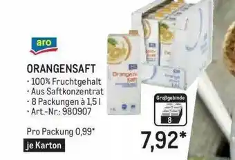 METRO Aro Orangensaft Angebot