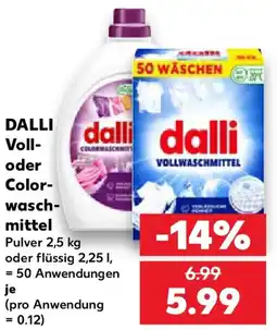 Kaufland DALLI Voll- oder Colorwaschmittel Angebot
