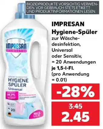 Kaufland IMPRESAN Hygiene-Spüler Angebot