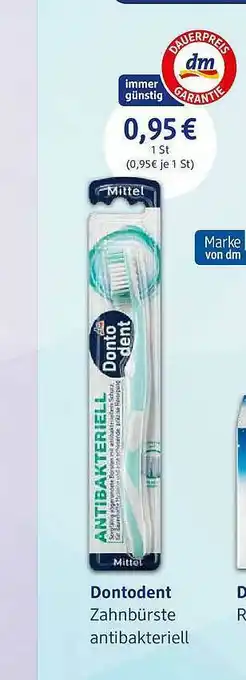 dm drogerie Dontodent Zahnbürste Antibakteriell Angebot