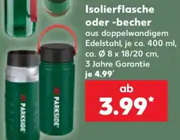 Kaufland Parkside Isolierflasche oder -becher Angebot