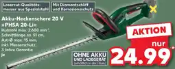 Kaufland Parkside Akku-Heckenschere 20 V »PHSA 20-Li« Angebot