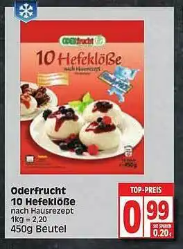 Edeka Oderfrucht 10 Hefeklöße Angebot