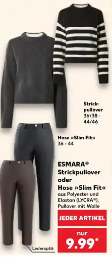 Kaufland ESMARA Strickpullover oder Hose Angebot