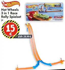 TEDi Hot Wheels 3 in 1 Race Rally Spielset Angebot