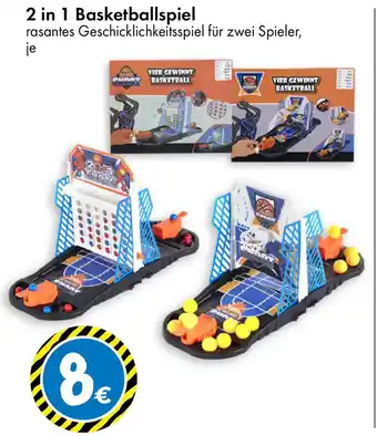 TEDi 2 in 1 Basketballspiel Angebot