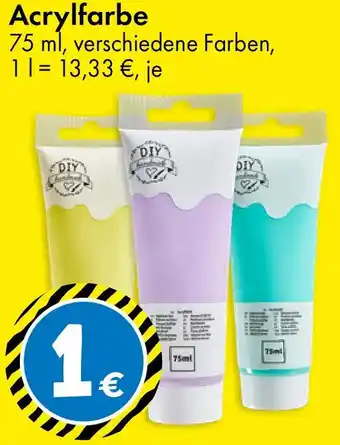 TEDi Acrylfarbe Angebot