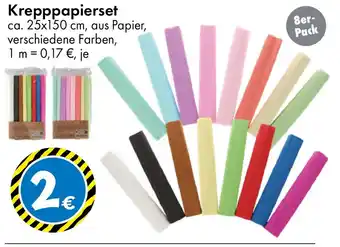 TEDi Krepppapierset Angebot