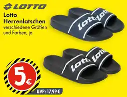 TEDi Lotto Herrenlatschen Angebot