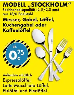 TEDi Messer, Gabel, Löffel, Kuchengabel oder Kaffeelöffel Angebot
