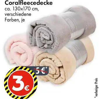 TEDi Coralfleecedecke Angebot