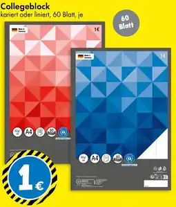 TEDi Collegeblock Angebot
