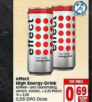 Elli Markt Effect High Energy-drink Angebot