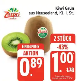 Edeka Zespri Kiwi Grün Angebot